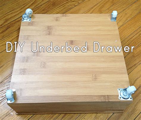 Under bed storage: DIY underbed drawers Diy Storage Under Bed, Under Bed Storage Containers ...