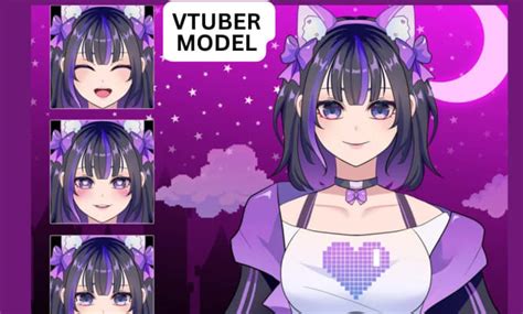 Draw And Rig Vtuber Model Live 2d Anime Oc Art Prp Live Hololive For