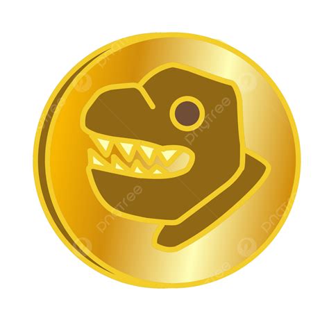 Dinosaur Coin Dinosaur Coin Gold PNG And Vector With Transparent