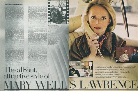 The All Out Attractive Style Of Mary Wells Lawrence Vogue February 1978