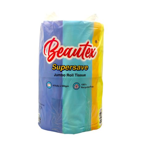 Beautex Supersave Jumbo Roll Tissue 4rolls Shopifull