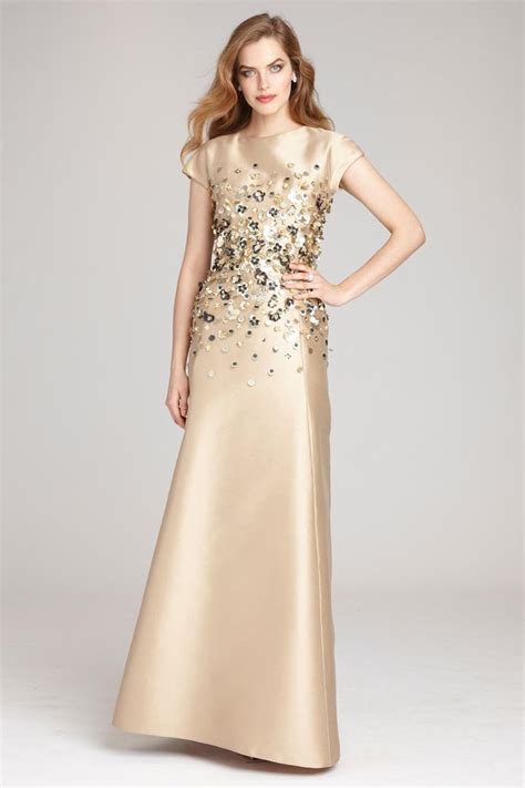 Stunning Mother Of The Bride Designer Gown Teri Jon Silk Gazar Gown