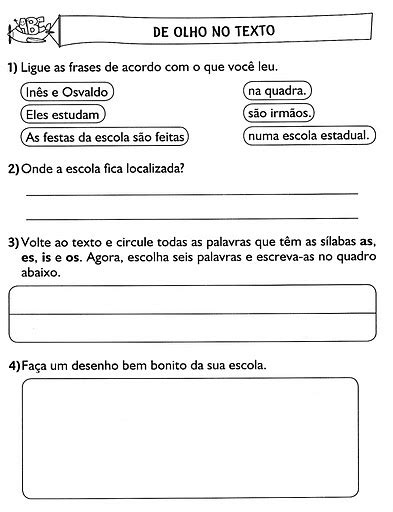 Textos Para Ortografia Atividades Dani Educar