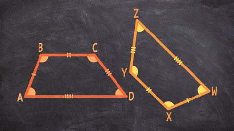 Identifying Congruent Parts Between Two Polygons Maths