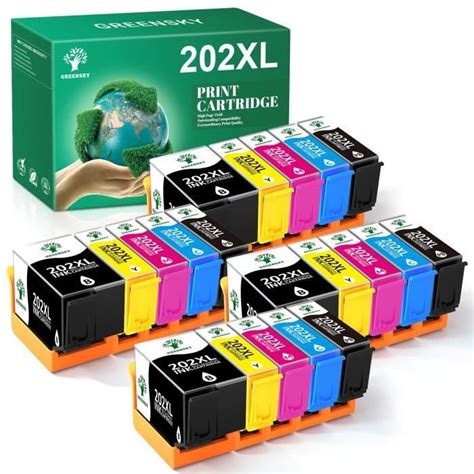 Cartouche D Encre Greensky Epson Xl Xl Pack De Compatible