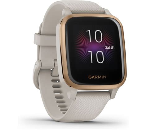 GARMIN - Venu Sq Music Edition - Rose Gold & Light Sand