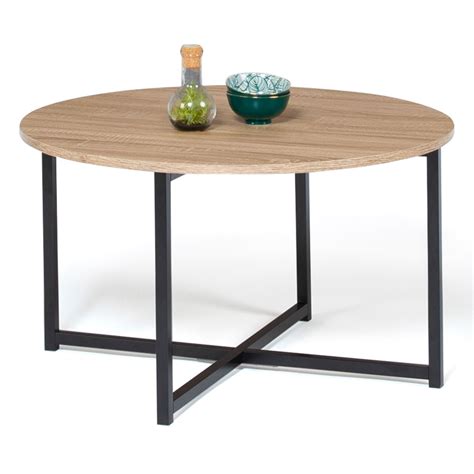 Table Basse Ronde Industrielle Pas Cher Cm Detroit Id Market