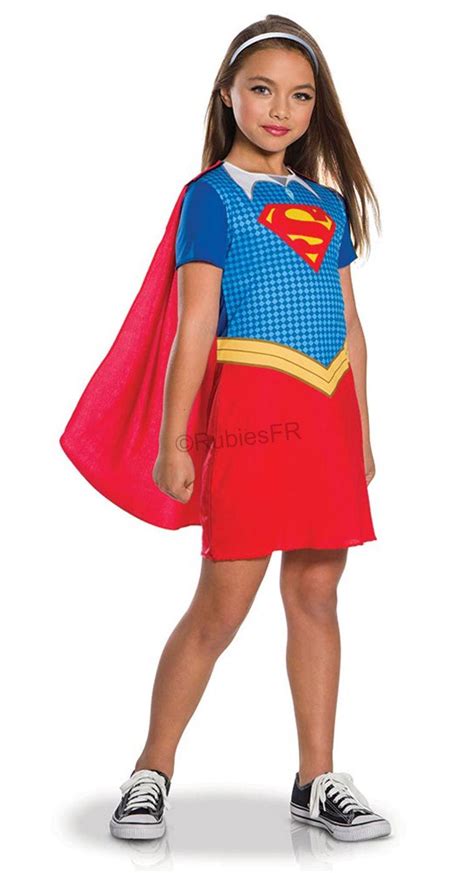 Ce Déguisement De Supergirl Dc Super Hero Girls™ Comprend Une Robe Avec