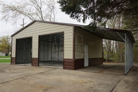 30x30 Shop With Lean To Metal Garage With Lean To