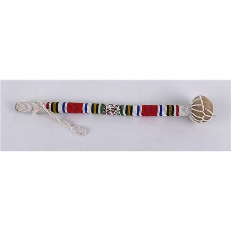 Beaded Masaai Rungu African War Club