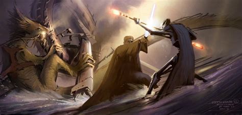 "Revenge of the Sith" concept art by Erik Tiemens and Ryan Church. : r ...