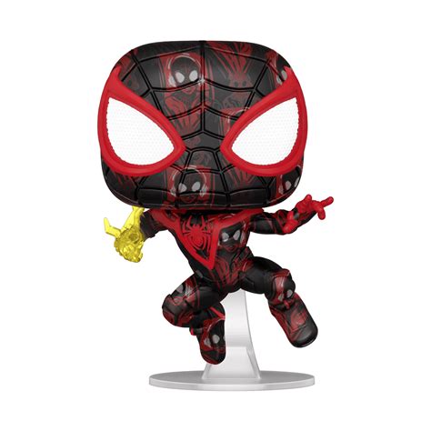 Buy Pop Artist Series Miles Morales Spider Man With Pop Protector At Funko