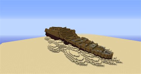 Minecraft Titanic Wreck