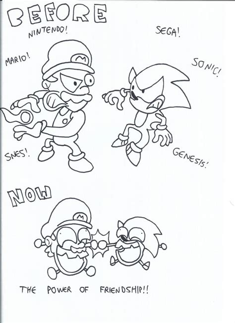 Mario Vs Sonic By Alekidthunder On Deviantart