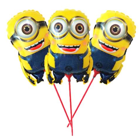 Globos Party Yellow Minions Air Ballon Despicable Me Balloons With