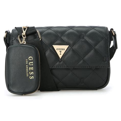 ゲス GUESS COLTON Mini Crossbody Flap BLA waja bazar 海外ファッションブランド通販