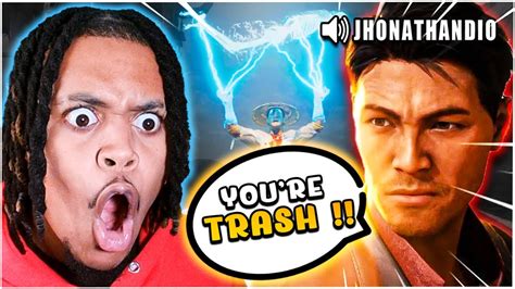 My Raiden Made This Trash Talker Rage Mortal Kombat Youtube