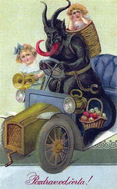 The Krampus Krampus Vintage Postcards Creepy Christmas