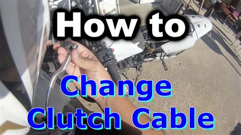 How To Change A Clutch Cable On A Motorcycle Youtube