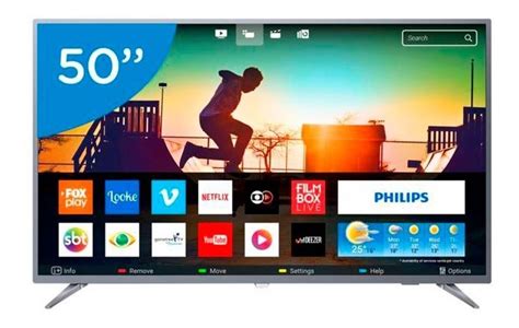 Smart Tv Led Polegadas Philips Pug Ultra Hd K R