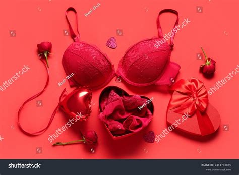 Composition Sexy Lingerie Gift Box Rose Stock Photo Shutterstock