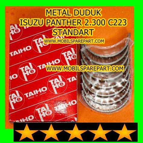 Jual Metal Duduk Main Bearing Isuzu Panther Ukuran Standar Std