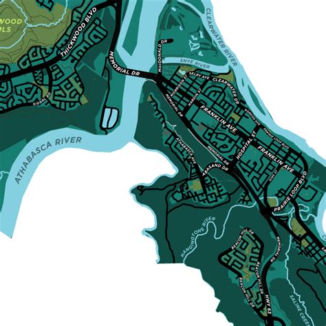 Fort McMurray Map Print – Jelly Brothers