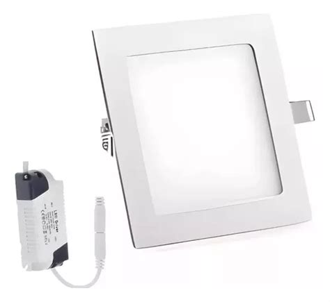 Foco Panel Plaf N Led W Embutido Cuadrado Luz Frio Premium