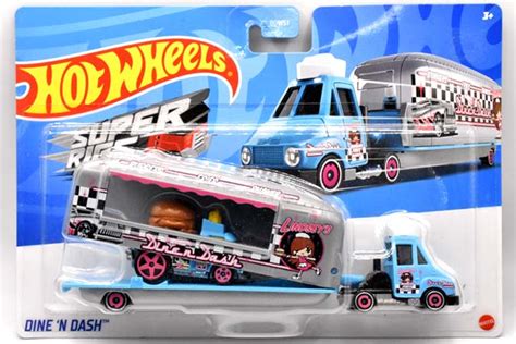 DINE N DASHのレビューエアストリームダイナー風架空トランポ HMF90 Hot Wheels 情報まとめ ホットウィール にわかマニア