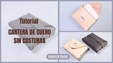 Tutorial C Mo Hacer Una Cartera De Cuero Sin Costuras Tarjetero De