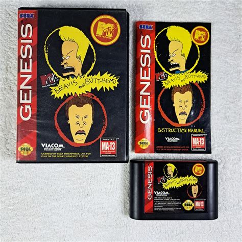 MTV Beavis And Butthead Americano Completo Mega Drive Sega Genesis