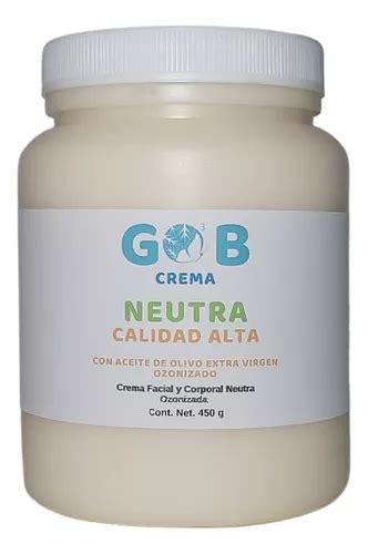 Crema Base Neutra Ozonizada Calidad Alta 450 G Meses sin interés