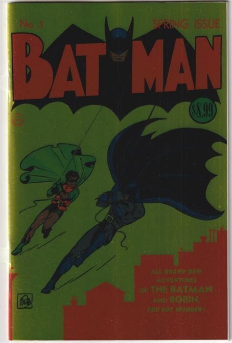 Batman Foil Facsimile Edition Nm Dc O Comic Books