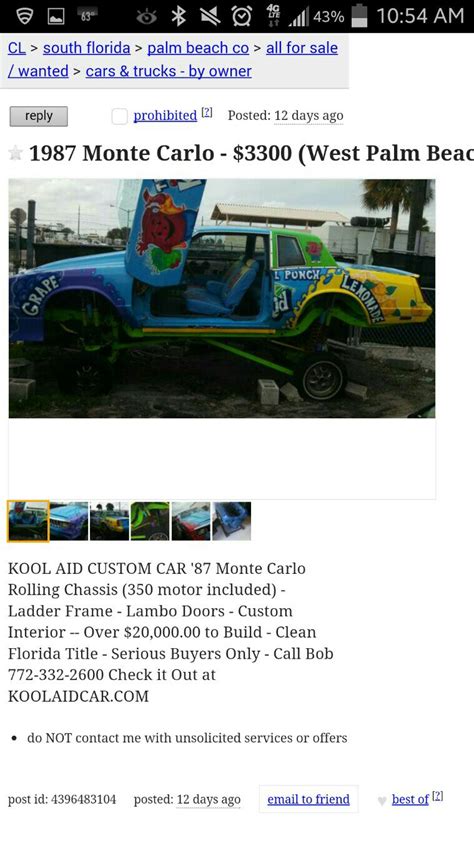 Craigslist Jacksonville Florida Cars and Trucks for Sale by Owner ...