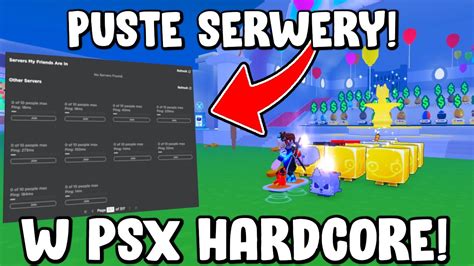 Jak Znale Puste Serwery W Pet Sim X Hardcore Mode Poradnik Roblox