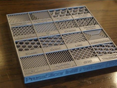 Prusaslicer Infill Patterns Display By Asimomagic 3d Printing