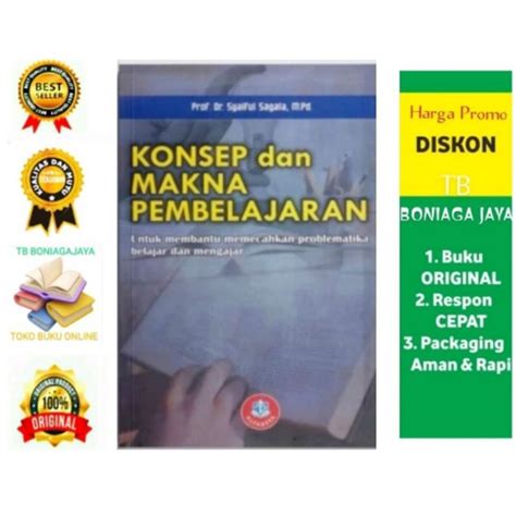 Jual Konsep Dan Makna Pembelajaran Syaiful Sagala Shopee Indonesia