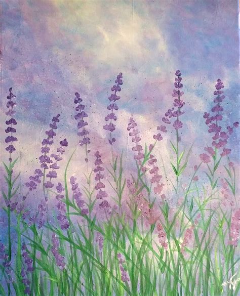 Lavender Painting at PaintingValley.com | Explore collection of Lavender Painting