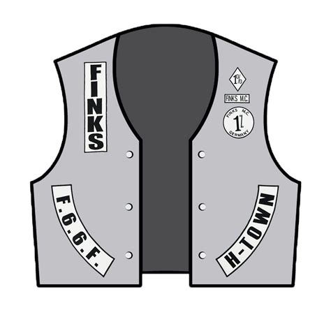 Newest FINKS GERMANY MC Iron On Patch Motorcycle Biker Large Full Back ...