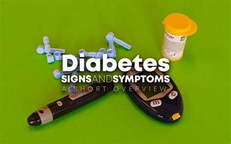 Diabetes Signs and Symptoms A Short Overview – Blog Anythings