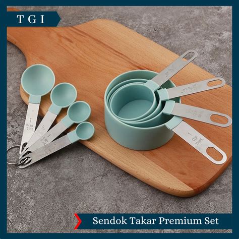 Jual TGI SET SENDOK TAKAR UKUR BUMBU DAPUR CUP MEASURING SPOON