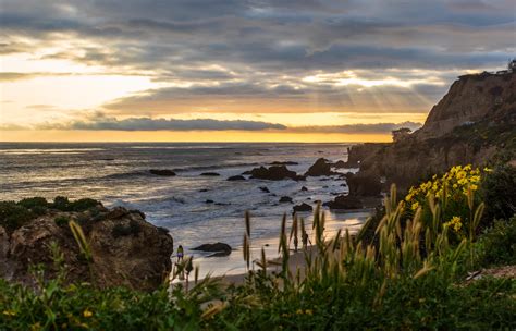 Got To Watch This Gorgeous Sunset Over At El Matador Beach Malibu R Skyporn