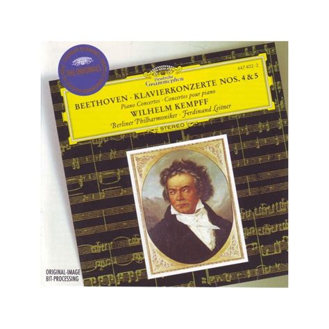 BEETHOVEN LUDWIG VAN PIANO CONCERTOS NOS 4 5 WILHELM KEMPFF 1