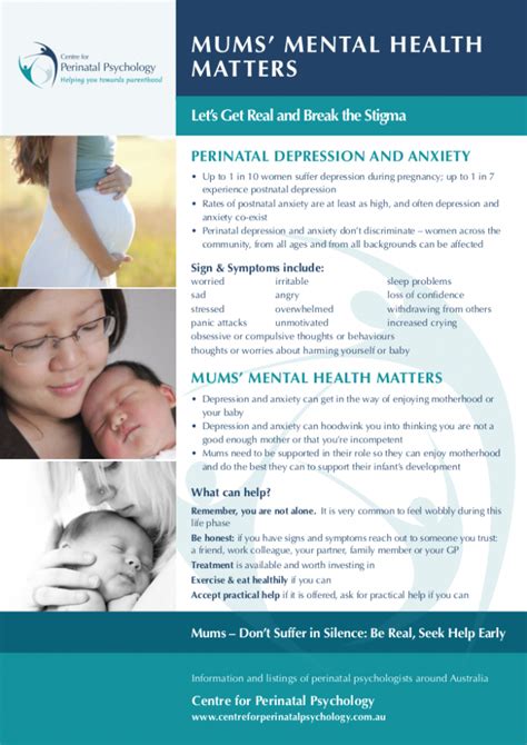 Mums Mental Health Matters Centre For Perinatal Psychology