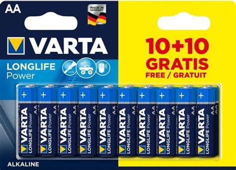 Varta Longlife Power Aa Alkaline Batterijen Stuks Bol