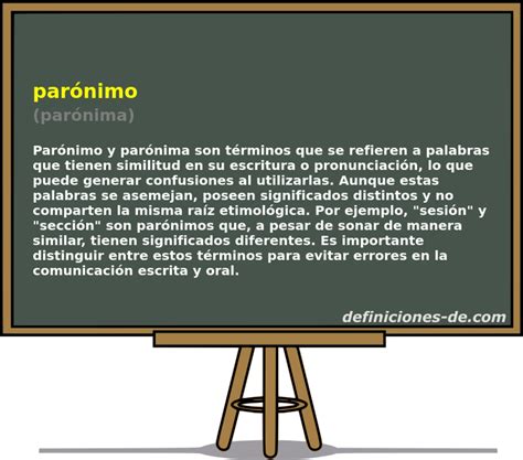 O Que Paronimo - Significado de «parónimo (parónima)»