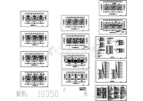 十一带跃层住宅楼电气施工cad图含照明设计居住建筑土木在线