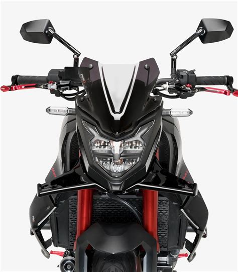Naked Frontal Winglets 21519N For Honda CB750 Hornet Black By Puig