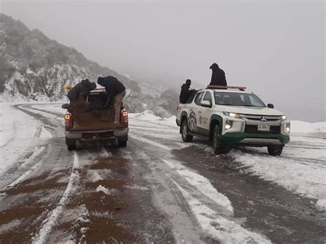 Contin A Cierre En Tramos Carreteros Por Nieve En El Noroeste Y