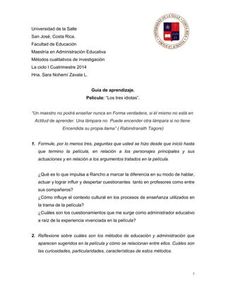 Gu A De Aprendizaje Metodos Cualitativos Pdf